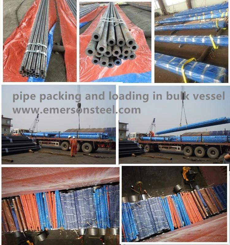 DIN2391 St52 SS304 Seamless Pipe Hydraulic Cylinder Tube and Pipe