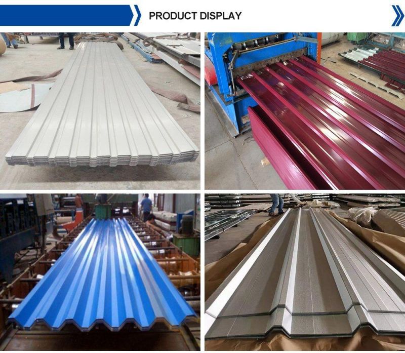 Building Material Galvalume Corrugated Metal Roof Sheet Corrugated Galvanized Zinc Roof Sheets Steel Roofing Sheet