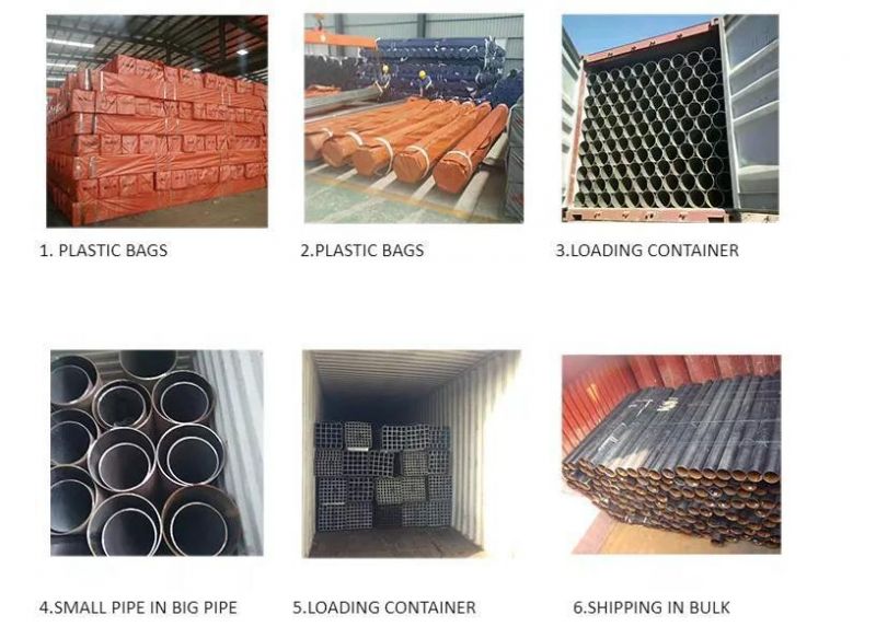 ASTM A35 A36 SA106 API 5L A53 Sch 40 Carbon Steel Seamless Pipe Cold Drawn Hollow Tube Seamless Gas Steel Pipe Tube
