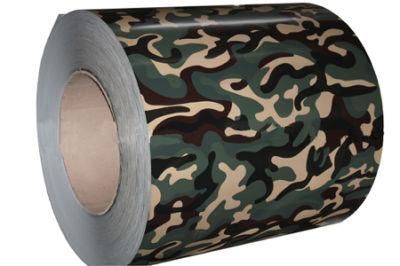 Good Quality Camouflage Grain Prepainted/Color Coated Galvanized Steel Coil (PPGI/PPGL)