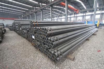 API 5L ASTM A53 Sch40 Sch80 1-12 Inch Black Ms Mild Carbon Welded ERW Steel Pipe for Oil and Gas