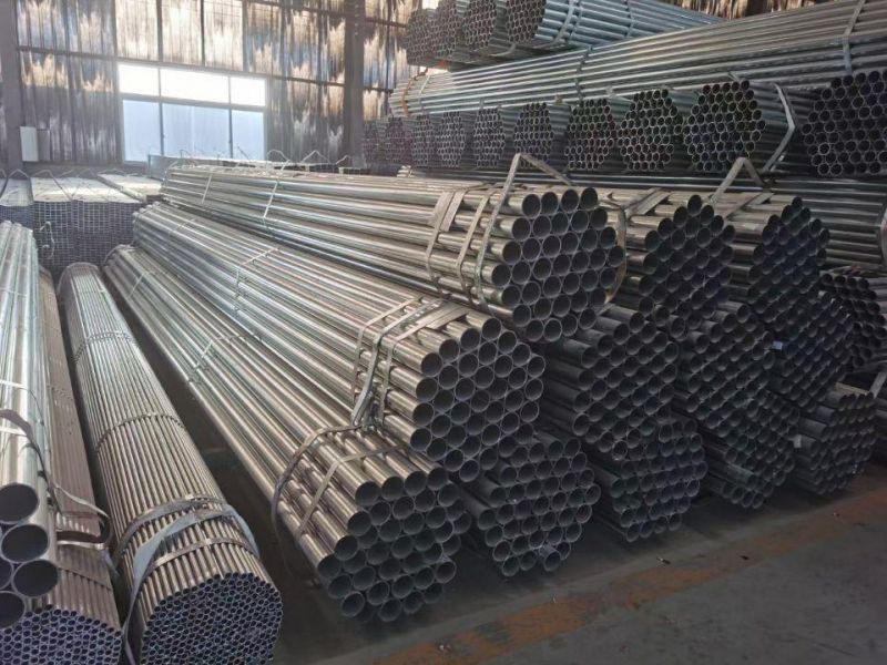 Ms Welded Steel ERW Q195/Q235 En10219/En10210 S235jr/S355jr/S355joh/S355j2h Black or Galvanized Round Square Rectangular/ Steel Tubing/Hollow Section Steel Pipe