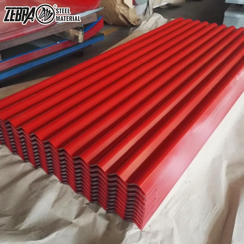 Cheap Price Roofing Material PPGI PPGL Prepianted Galvanized Gi Color Coated Corrugated Steel Roofing Sheet