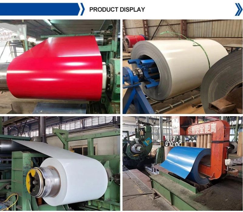 Building Materials Color Coated PPGI Steel Coils Galvanized Steel Coil Color Coated Steel Coil Made in China