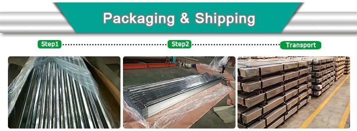 Building Materials PPGI Corrugated/Prefab Steel Sheet/Prepainted Roof Tile/Corrugated Roofing Sheet for Steel Structure Warehouse