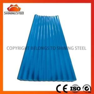 Prepainted PPGI &PPGL Blue Color Coated Metal Steel Sheet for Corrugated Roofing