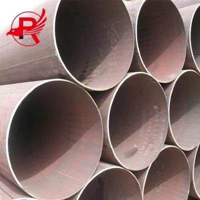 Ms Q235B ASTM A53 A106 Low Carbon Ms Black Steel Tube Hot Rolled Carbon Steel Round Weld Pipe