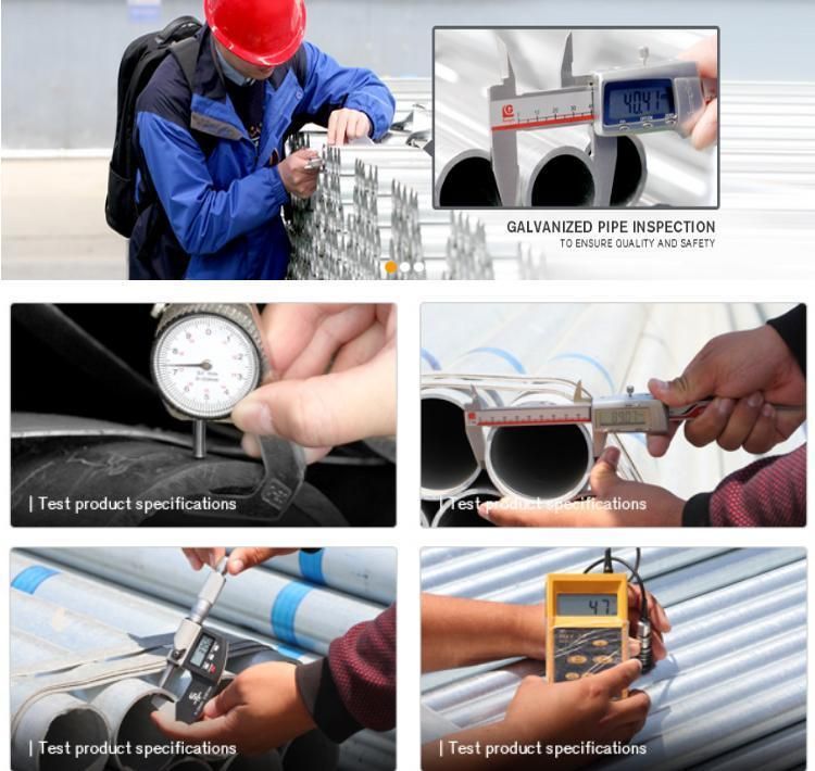 En Standard 1.5 Inch DN40 48.3mm Scaffolding Tube Hot DIP Galvanized Steel Pipe