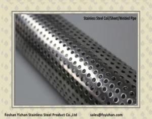 201 Perforated Stainless Steel Pipe for Automobile Muffler