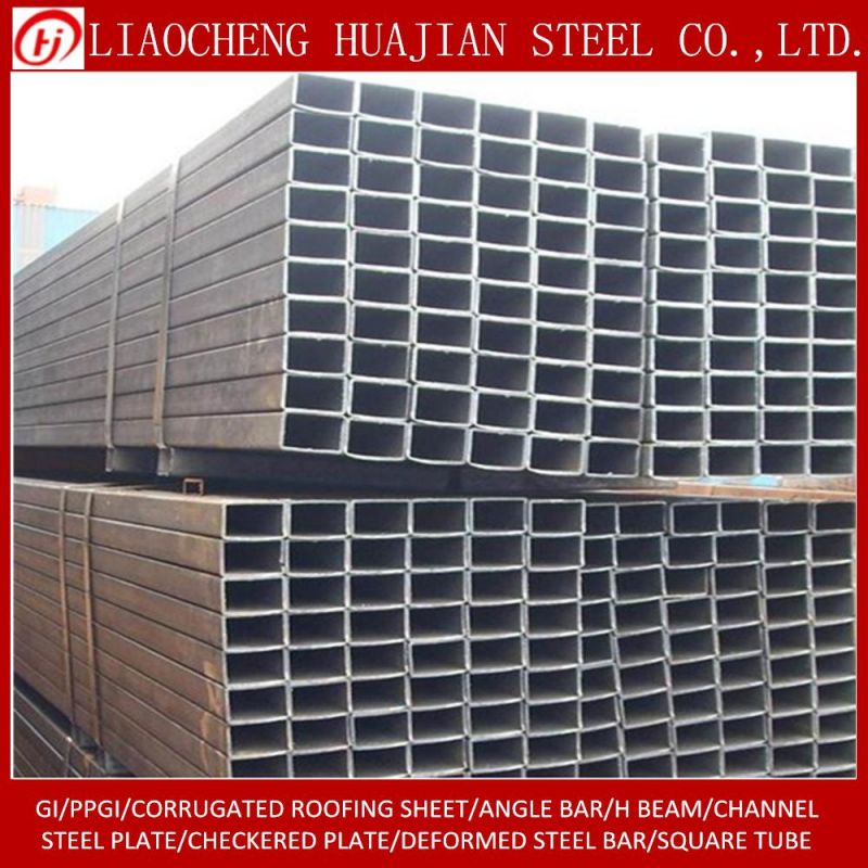 Gi Pipe Galvanized Welded ERW Square Rectangular Rhs Shs Hollow Section Steel Tube