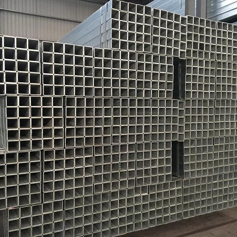 Pre Galvanized Hollow Section Square Tube Carbon Steel Tube From Tianjin Factory