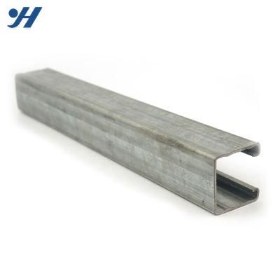 Outdoor Powder Coating Welded Cold Formed C Channel Steel, Furring Channel Sizes