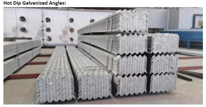 S235jrg 50*50*4mm 6mm Construction Hot Rolled Carbon Steel Slotted Angle Sizes