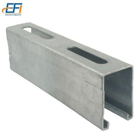 Building Materials Slotted Unistrut C Section Stainless Steel Channel