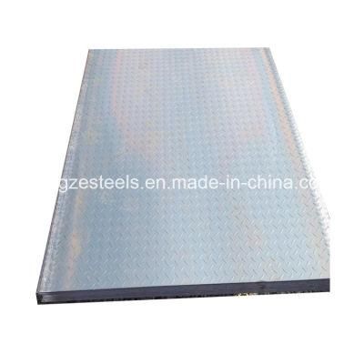 Hot Rolled Mild Carbon Chequered Tear Drop Diamond Steel Plate