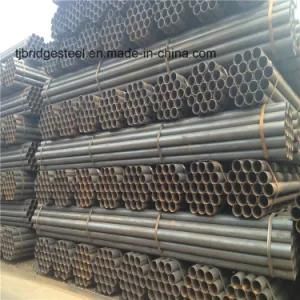 High Quality ERW Welded Black Round Carbon Steel Pipe Steel Tube
