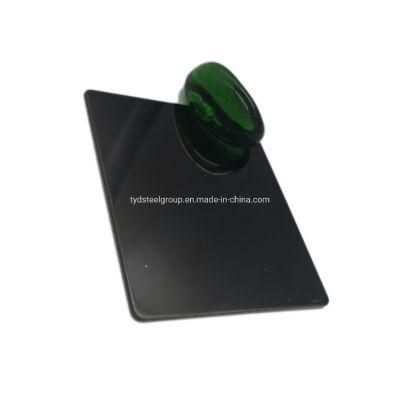 Top Grade PVD Color Coated Super Black 8K Mirror Polish Stainless Steel Sheet of Building Material