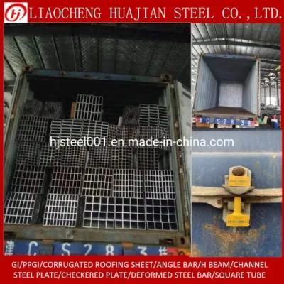 Black or Galvanized Steel Tube Carbon Welded Steel Rectangular Pipe