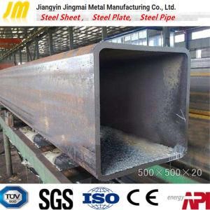 Large Diameter Ms ERW Black Square Hollow Section Steel Pipe/Tubes