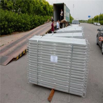 Metal Building Materials Scaffolding Walkway Steel Plank with Hooks Steel Catwalk for Construction