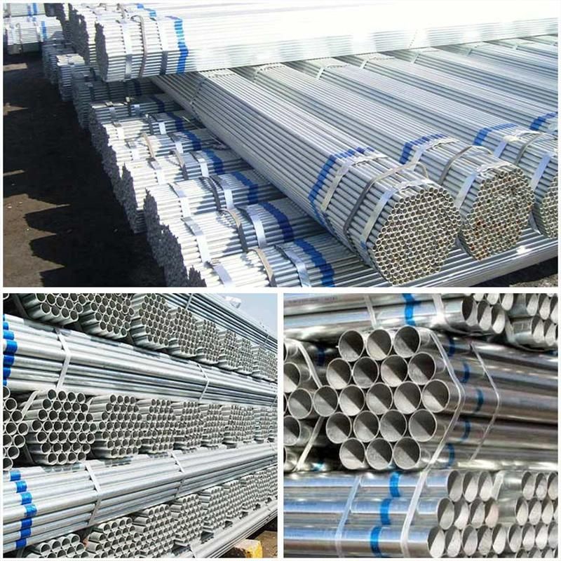 Hot Dipped Galvanized Greenhouse Frame Welded Carbon Steel Pipe Steel Floor Decking