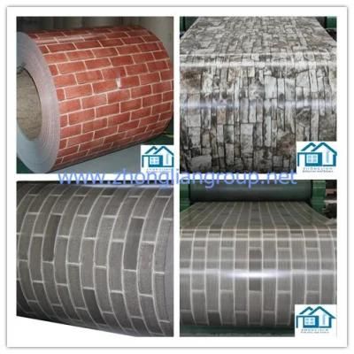 Prepainted Steel Coil with Brick Grain (ZL-PPGI)