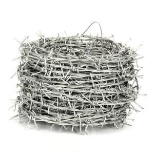 Hot DIP Galvanized Barbed Wire for Prison Security Fence High Quality PVC Coated Barbed Wire