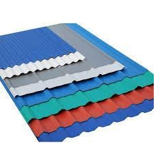 Color Corrugated Steel Prepainted Z60 15-20um PPGI Galvanizned Roofing Sheet Building Material