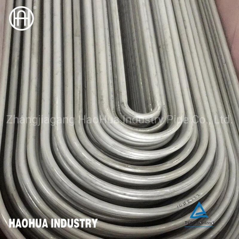 Seamless Tube 304/304L, 316/316L, 321 U-Bend or U-Shape Bending Boiler Exchanger Tube