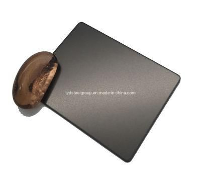 Finely Processed Black PVD Titanium Slit Edge Bead Blast Decorative Plate Stainless Steel Sheet