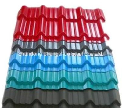 Prepainted Color Coated Zinc Aluminium Gi Ibr Iron Corrugated Steel Roofing Sheet Color Coated Corrugated