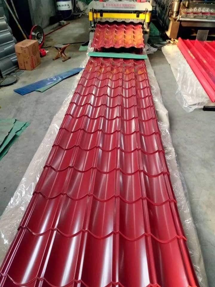 Wall Panel Press Tile Roof Sheet Steel Tiles Making Machine