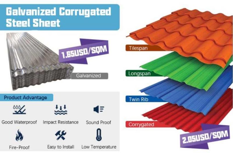 Best Quality Cheap Galvanized Sheet Color Iron Galvalume Price Corrugated Steel Roofing Sheets