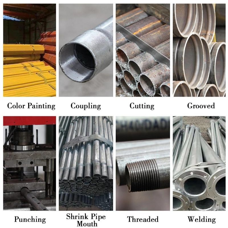 Q235B Q355b Hot Rolled ERW Steel Tube