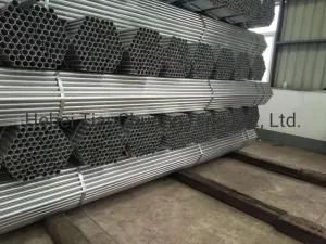 High Quality Galvanized/HDG ERW Pipe with Plain End/BS1387/En10255/JIS/G3444