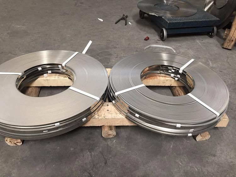 Ss Band Cold Rolling Price 0.1mm to 3.0mm 201 301 304 410 Stainless Steel Strip 316L 316ti Stainless Steel Coil Strip with PVC Coating