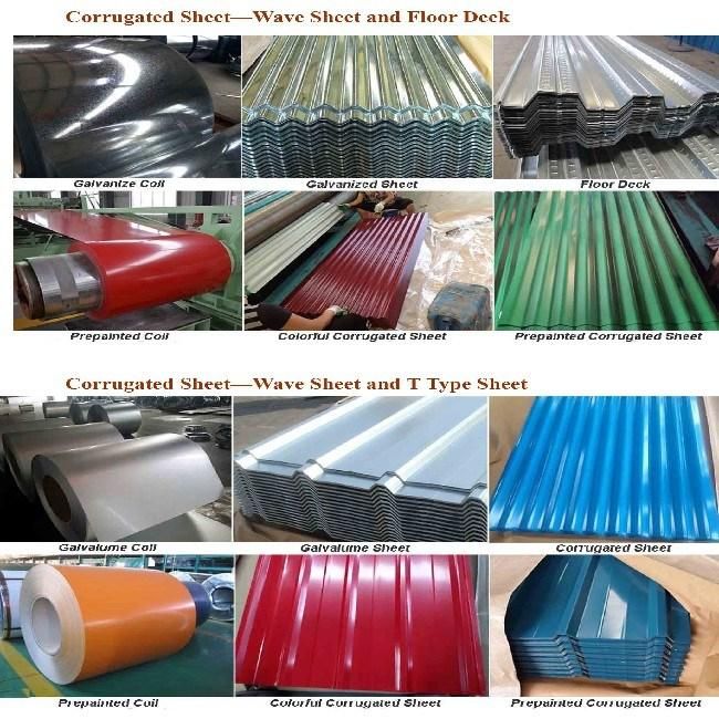 Wholesale Full Hard Z180 Galvanized Steel Roofing Sheet Material Corrugated Sheets