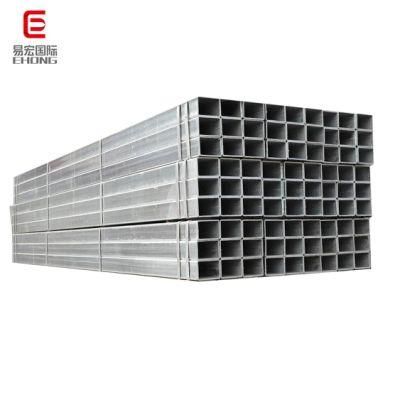 Welded Pre Galvanized Shs Chs Rhs Rectangle /Galvanized Square Carbon Steel Pipe and Tube