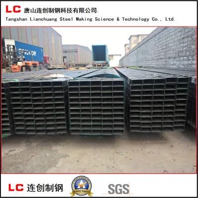 Oiled Black Rectangular Steel Pipe for Container