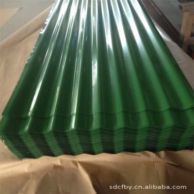 Aluminum 0.45mm PPGI Corrugated Metal Steel Plate Carbon Steel Dx51d Gl Galvanized Corrugated Roofing Sheet