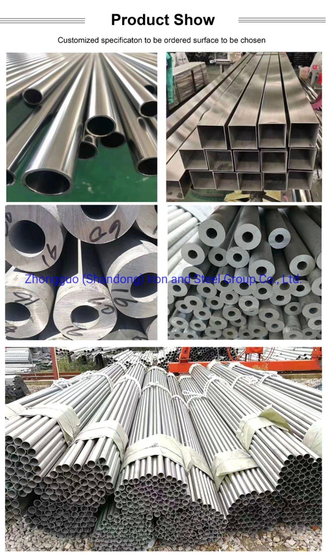 Factory Outlet 301/302/303 2b/Ab/2D Stainless Steel Welded/Square Tube/Pipe