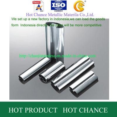 ASTM 201 304 Oval Stainless Steel Pipe