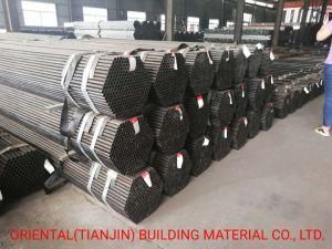 Q195/Q235/Q345 ERW Black Steel Pipe/Black Carbon Steel Pipe/Black Metal Steel Pipe for Water Transmission