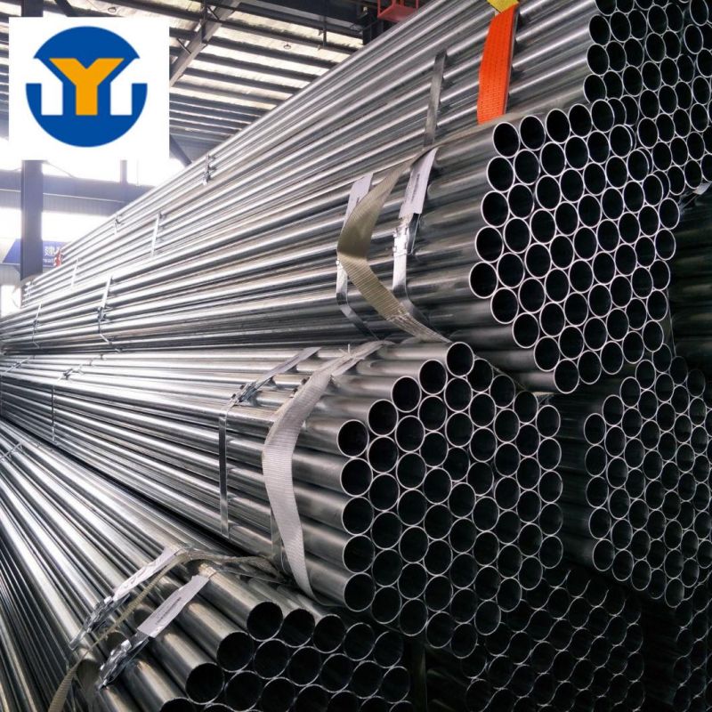 Pre Galvanized Steel Pipe Standard Size BS 1387 Galvanized Iron Steel Gi Pipe