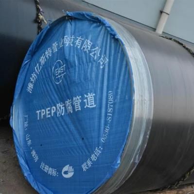 Large Diameter Anticorrosive Sewer Spiral Welded Steel Pipe 3PE Pipe