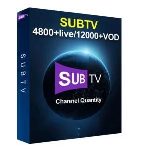 IPTV Smart IPTV Subtv 5000 IPTV Package with Ex-Yu/India/Turkey/Albania/Portugal/Bulgare/France/Arabic/Germany/Italy/UK Channels