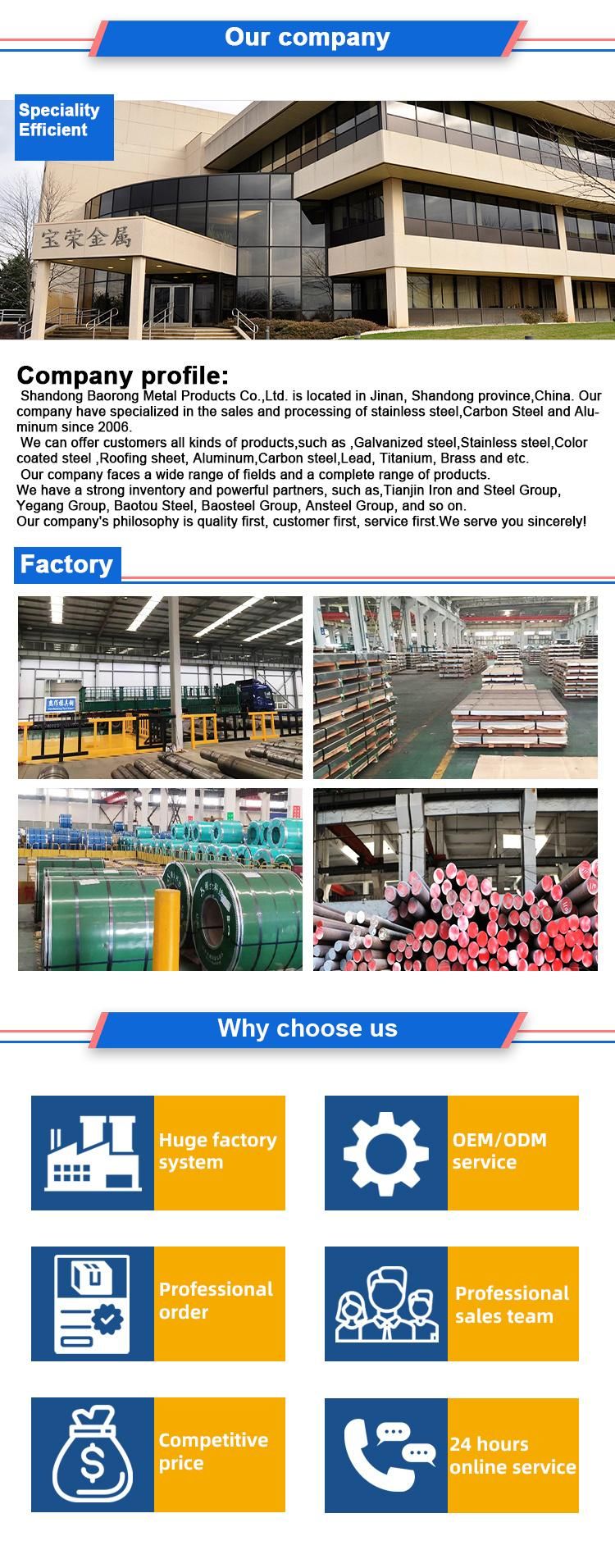 309S 310S 321 316 316L Welded Stainless Steel Pipe Production of 304 Stainless Steel Pipe