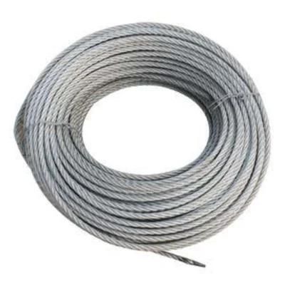 DIY 304 316 7X19 Balustrade Stainless Steel Wire Rope High Tensile Quality Use for General Engineering Mining Fencing Railway