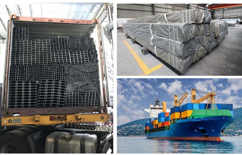 China Supplier Square Round Galvanized Steel Pipe Tube