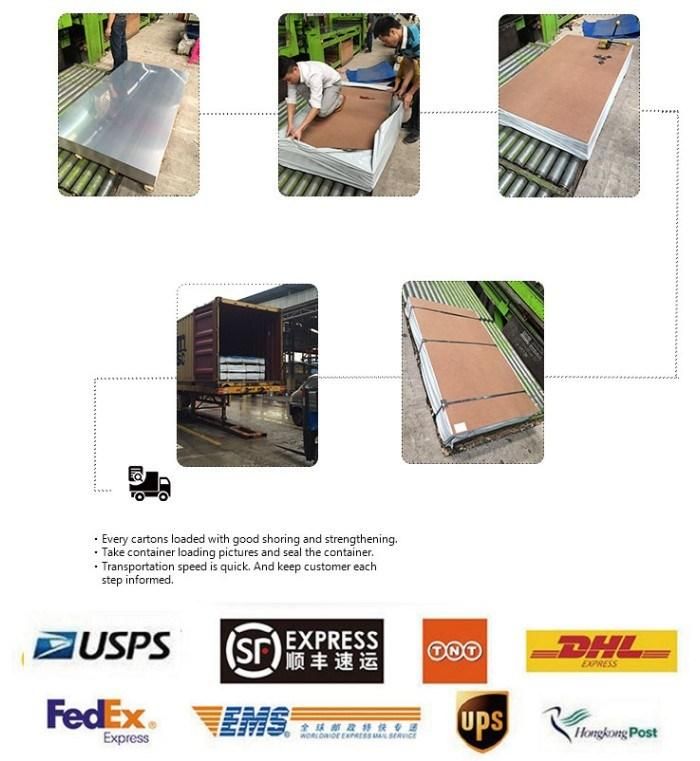 8K Mirror Finished 201 304 316 321 430 Stainless Steel Sheet and Plate Price